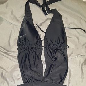 Black one piece swimsuit